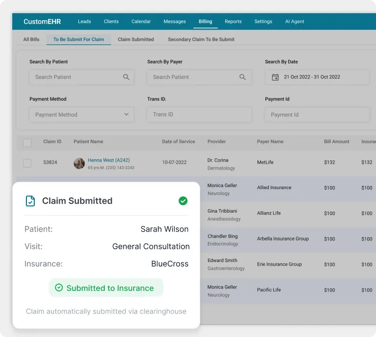 Automated Claim Submission