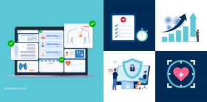EHR dashboard illustrating prioritized features aligned with clinical workflows and growth.