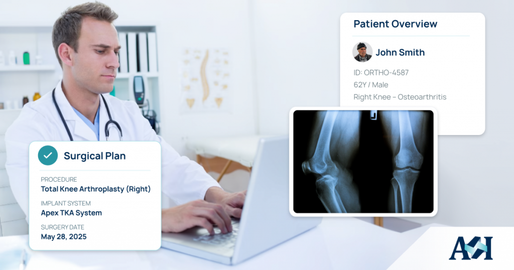 A&I Custom EHR for Orthopedics: Imaging & Surgical Planning