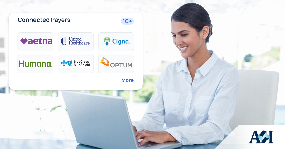 Healthcare billing staff using an EHR connected to multiple insurance payers for eligibility, claims, and remittance processing.