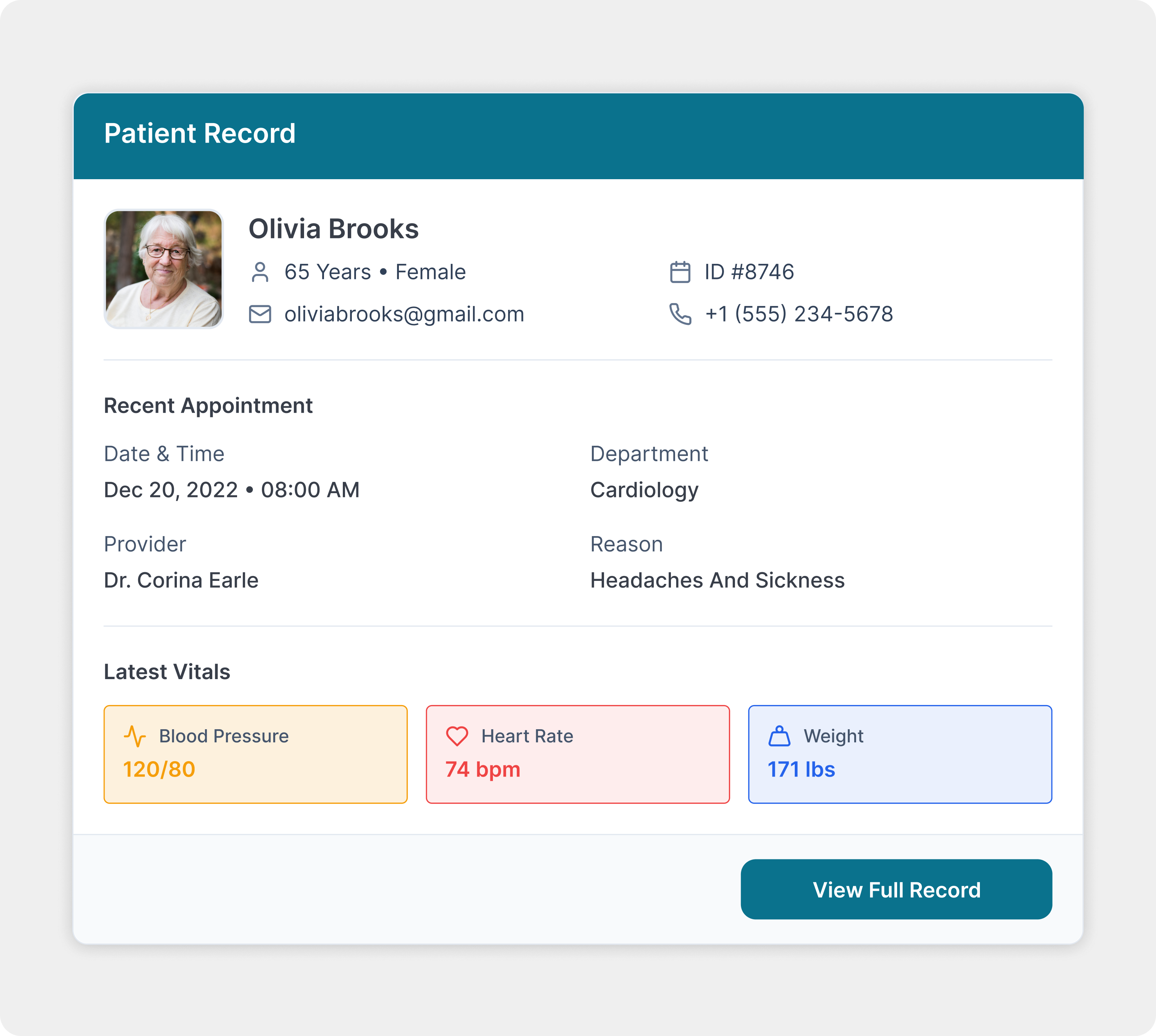 Centralized Patient Records