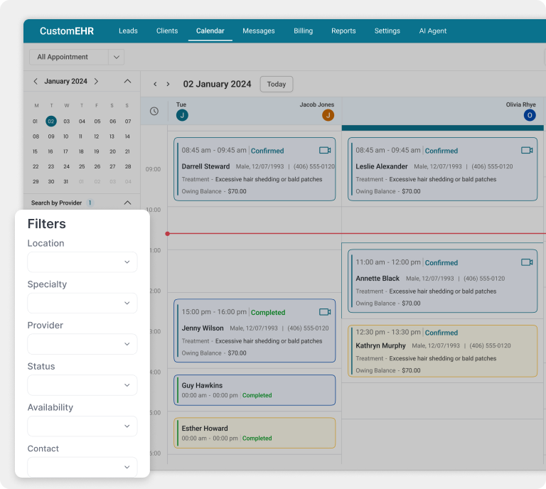 Centralized Dashboard