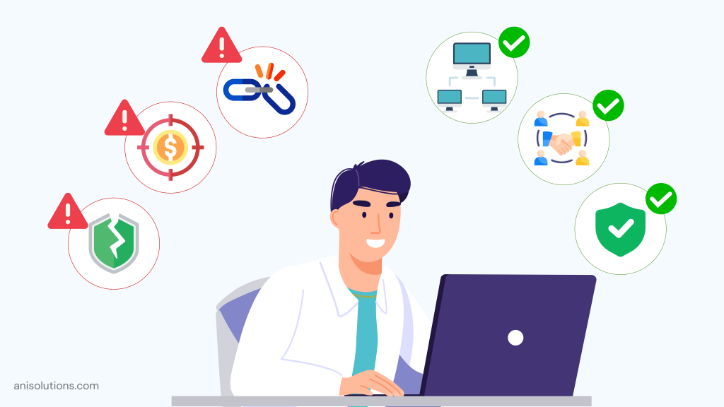 Healthcare organization identifying vendor selection risks, compliance gaps, and interoperability evaluation mistakes.