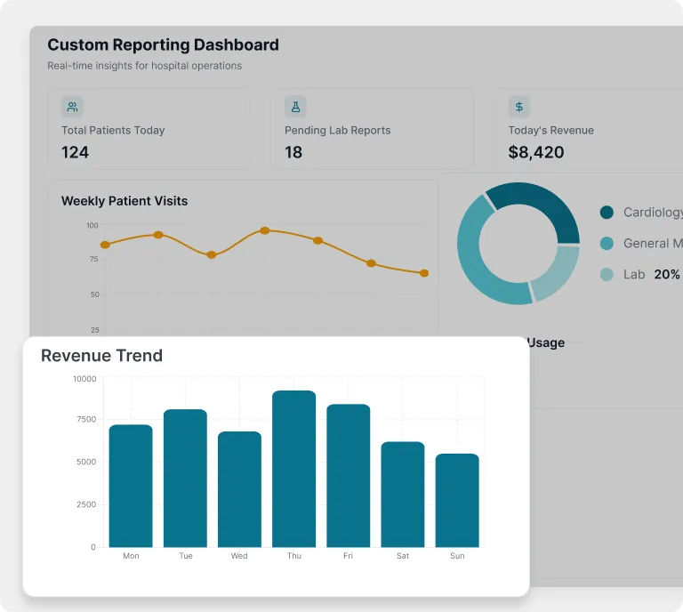 Custom Reporting Dashboards