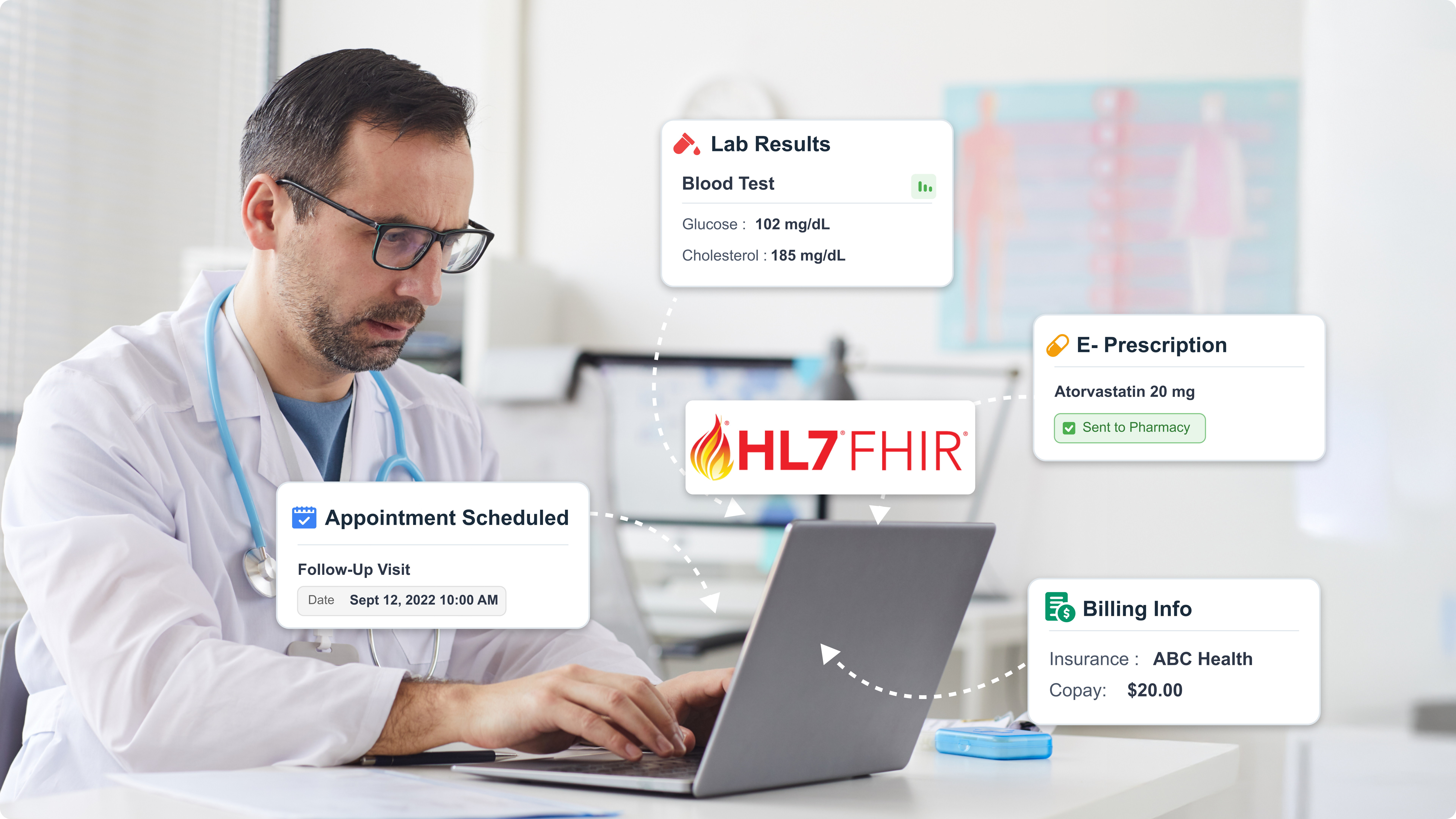 Custom CRM Software Patient View