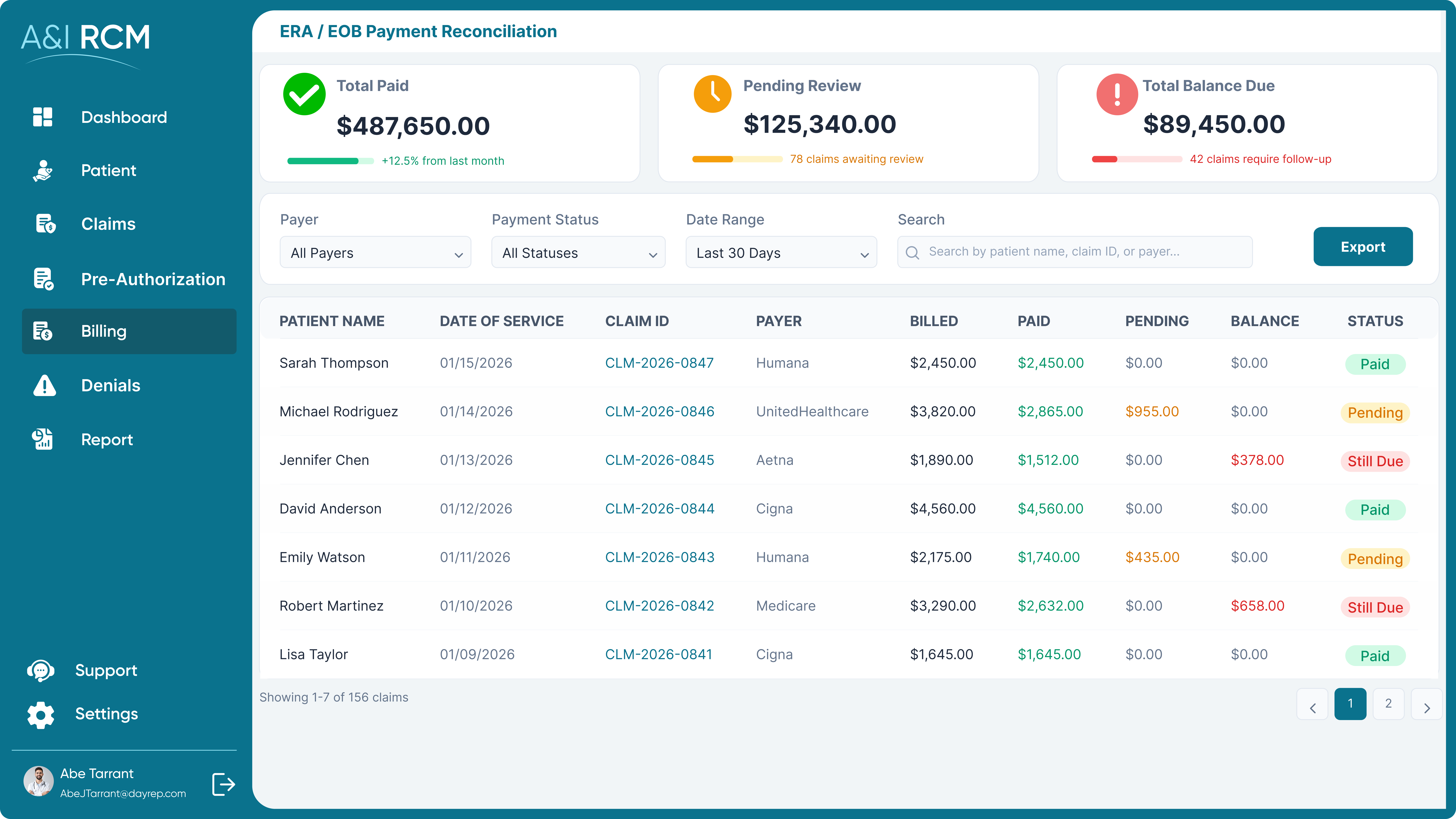 Digital Front Door Mobile App Mockup