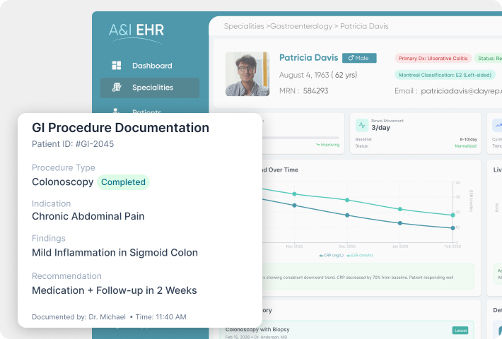 Gastroenterology EHR