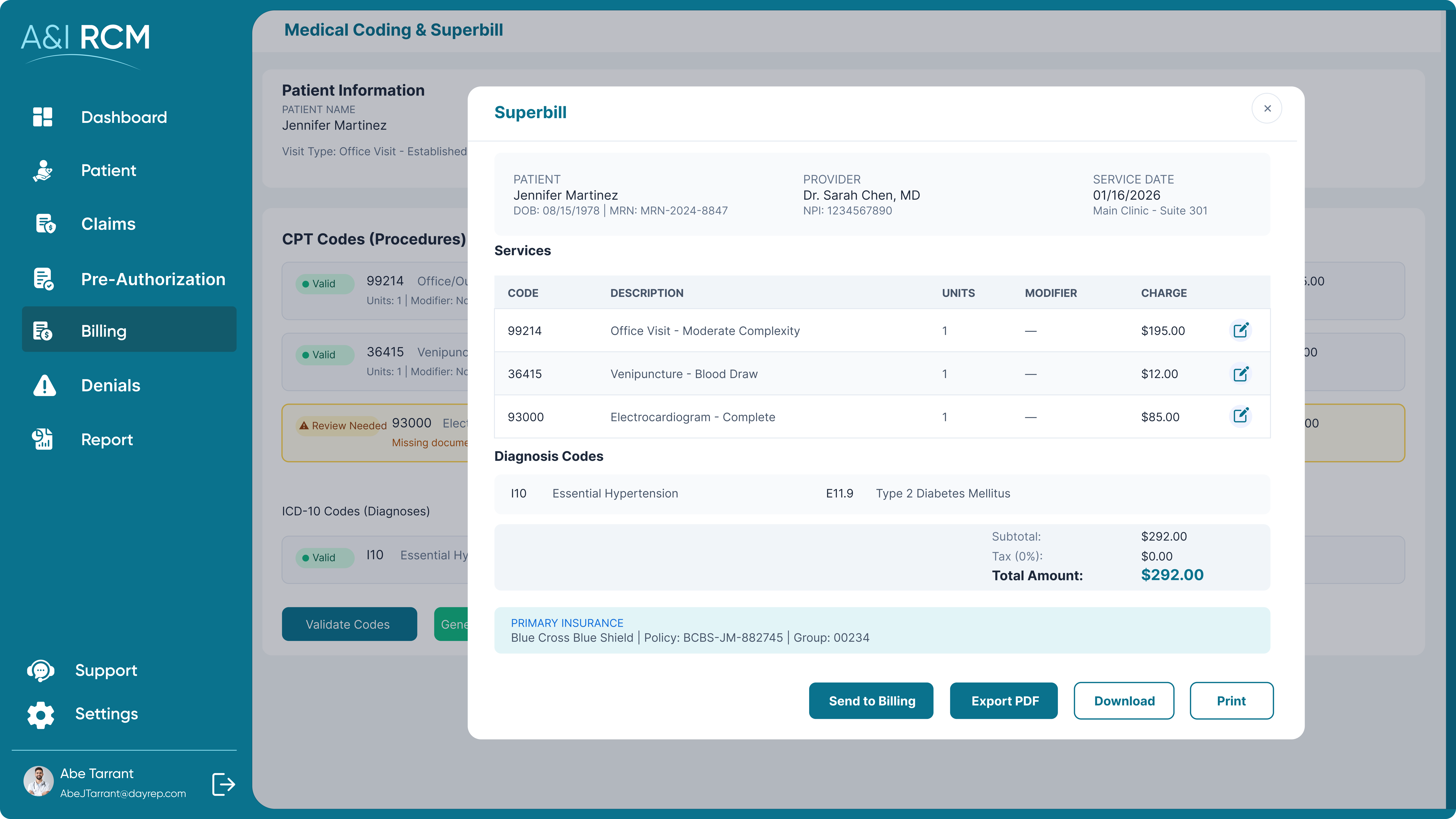 Care Coordination Software Interface