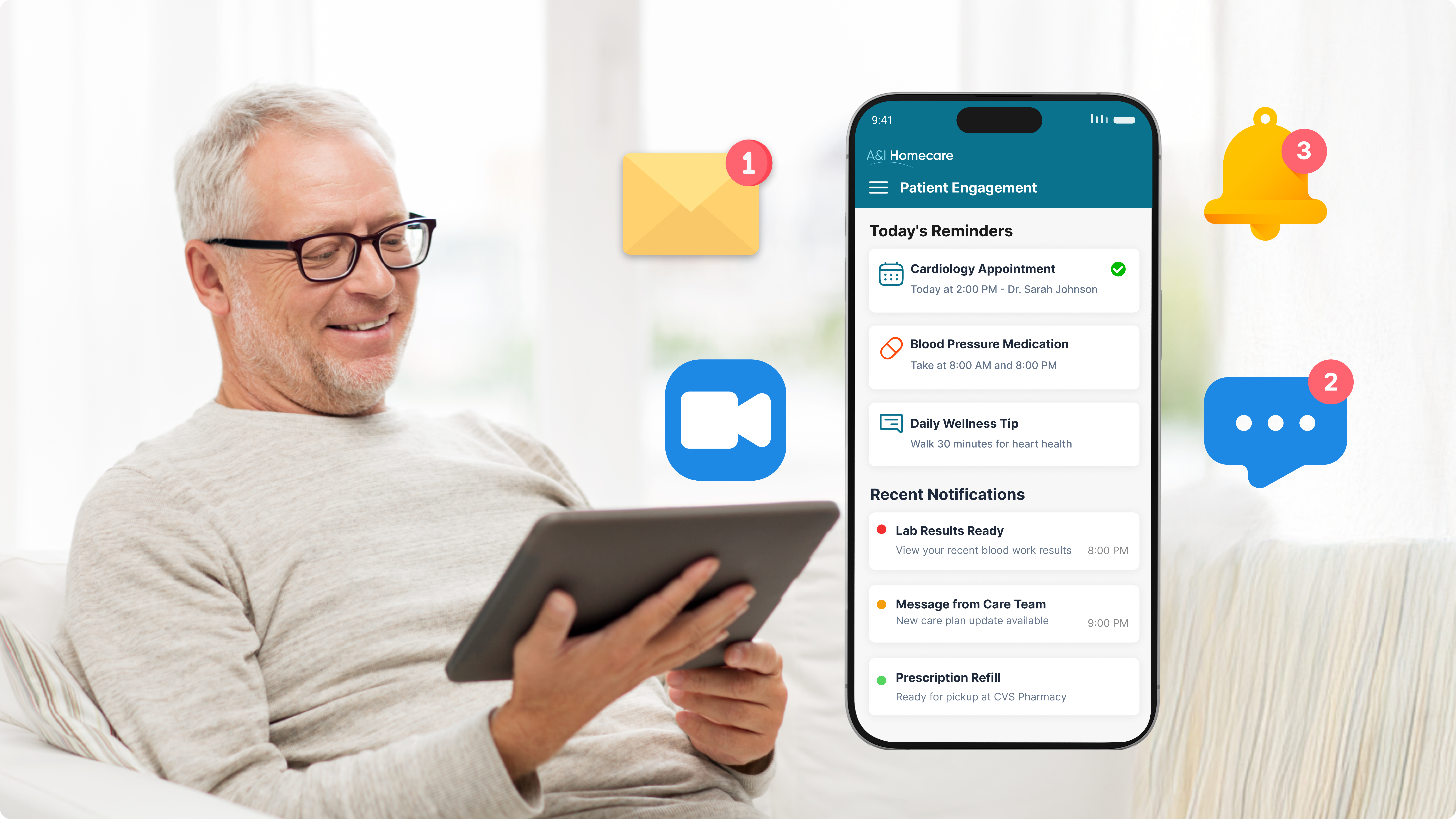Digital Front Door Mobile App Mockup