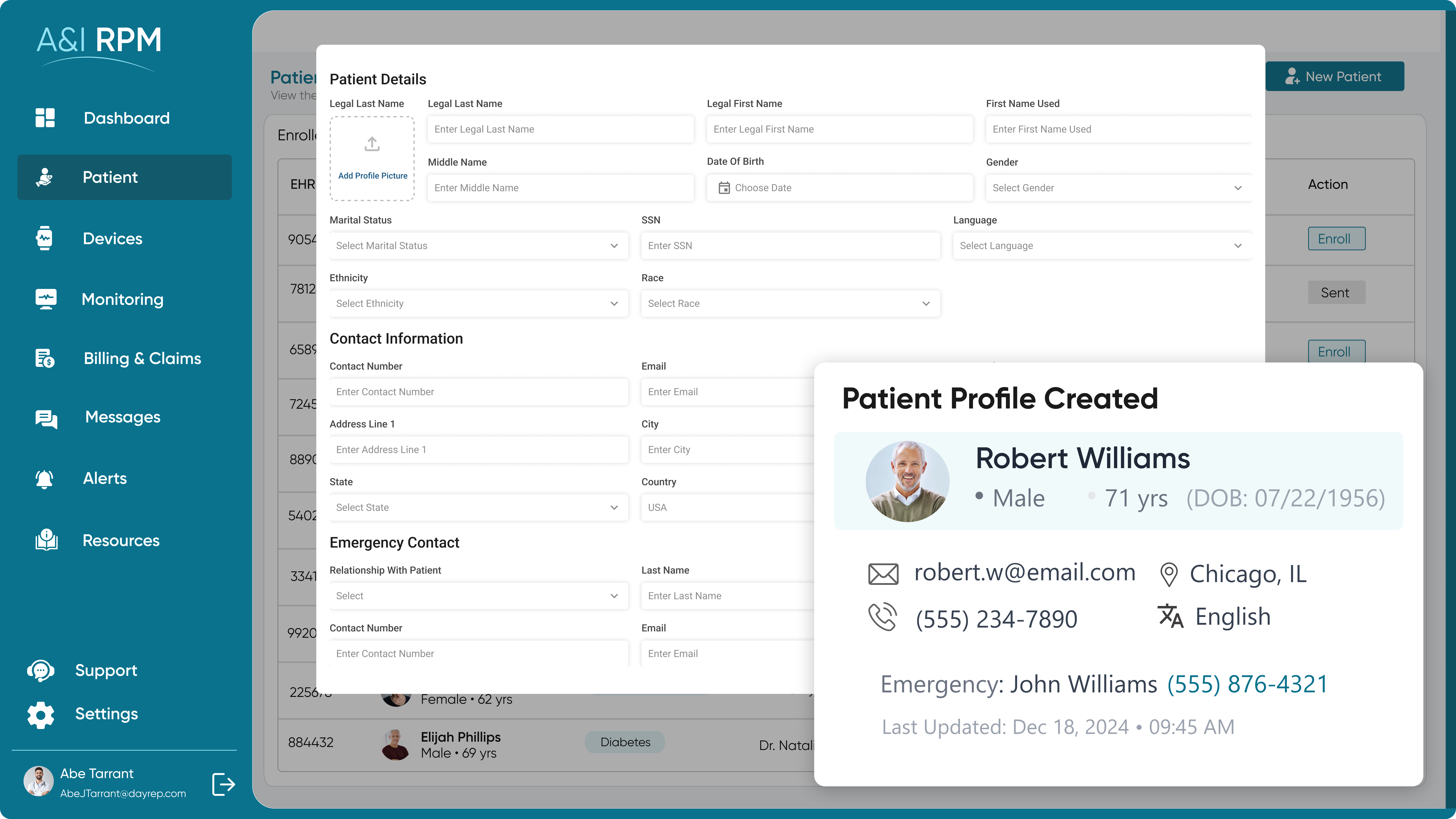 scheduling Assistant UI