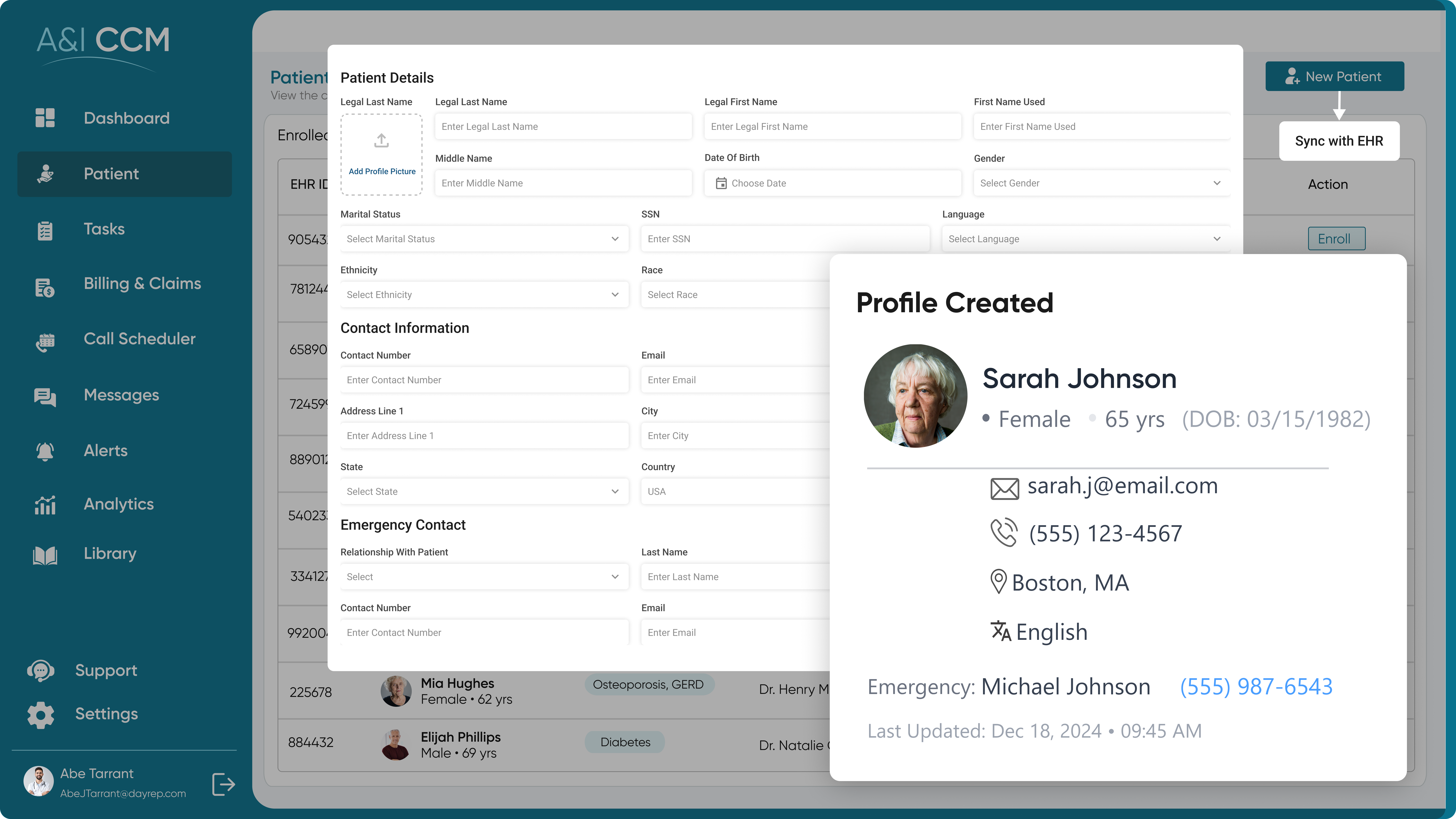 Seamless-Patient-Onboarding UI
