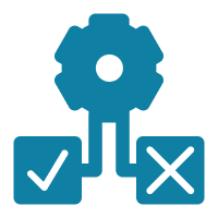AI-powered clinical decision support system icon for EHR software