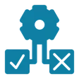 AI-powered clinical decision support system icon for EHR software