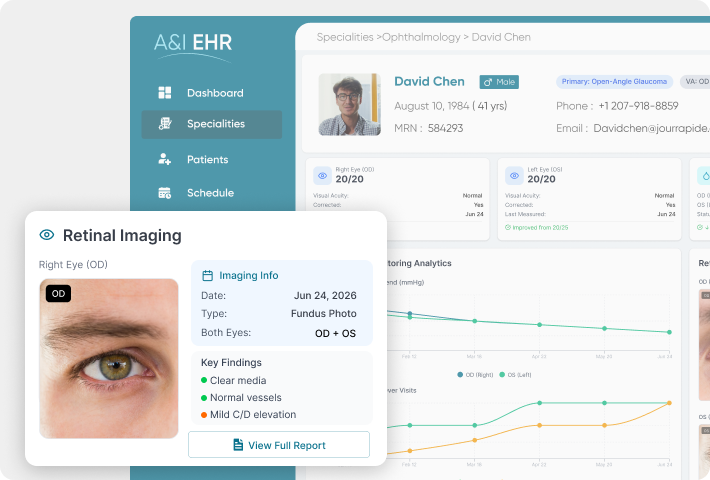 Ophthalmology EHR