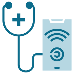 icon IoMT Device Connectivity section