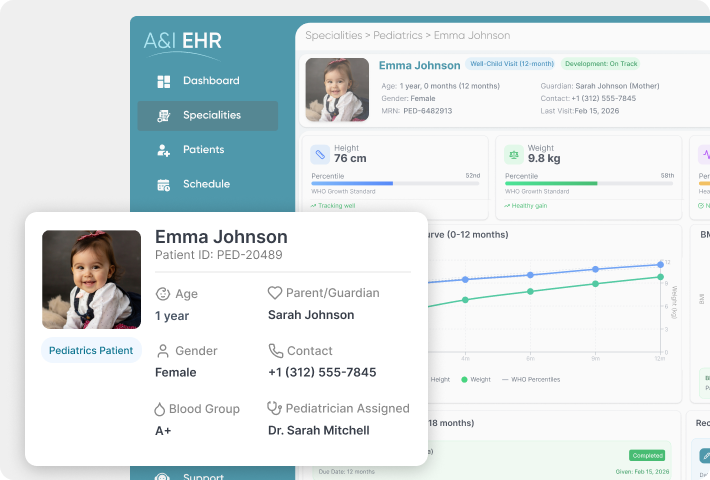 Pediatrics EHR